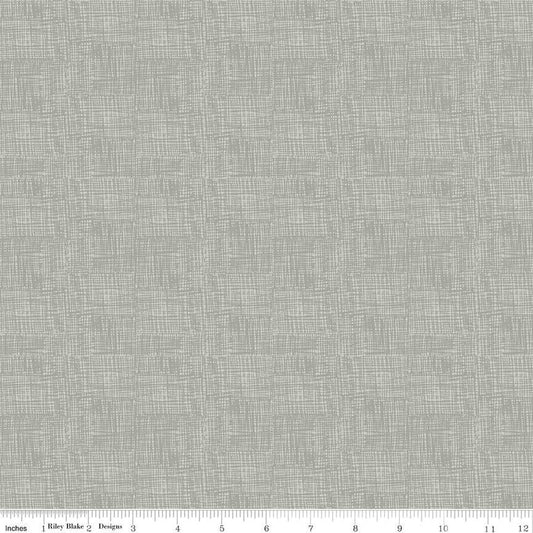 Nice Ice Baby Sketch Gray Designer Flannel by Riley Blake - Sold by the 1/4yd