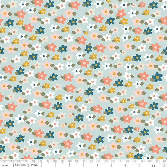 Make A Pretty Life Floral Designer Flannel By: Riley Blake Designs