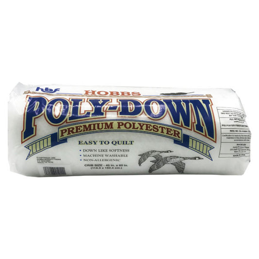 Batting Hobbs Poly Down Crib Package