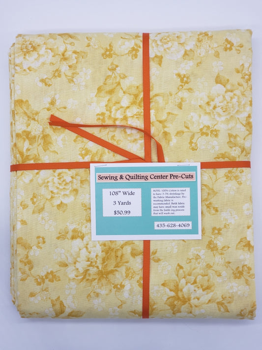 108" Pre-Cut Gold Stone 3 yards