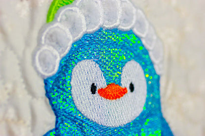 Purely Gates Mylar Snowtime Penguins