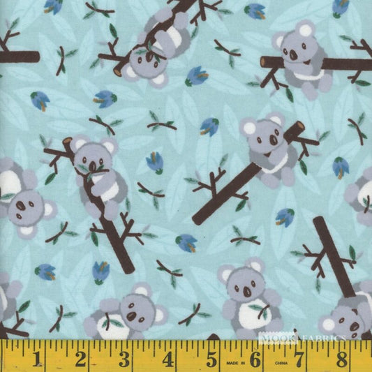 Koala Flannel - Sold By 1/4yd