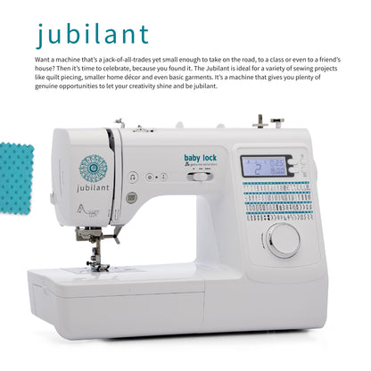 Baby Lock Jubilant Sewing Machine