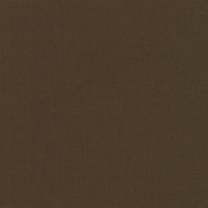 Chocolate Kona Solid Cotton by Robert Kaufman - Sold By 1/4yd
