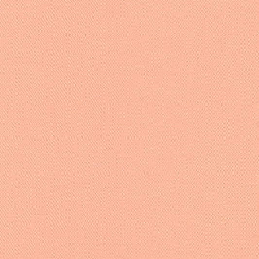 Peach Kona Solid Cotton by Robert Kaufman - Sold By 1/4yd