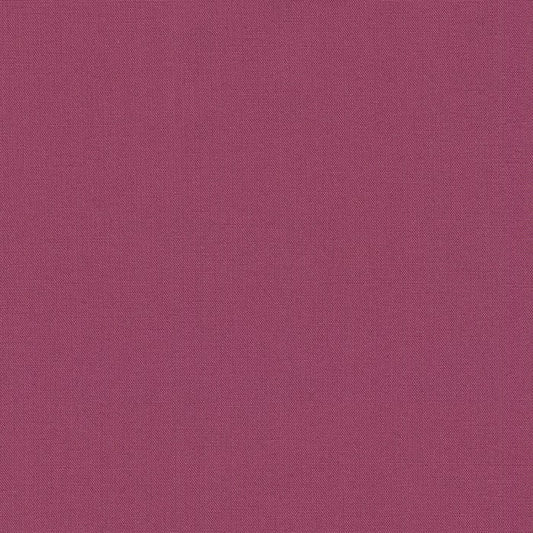 Plum Kona Solid Cotton by Robert Kaufman - Sold By 1/4yd