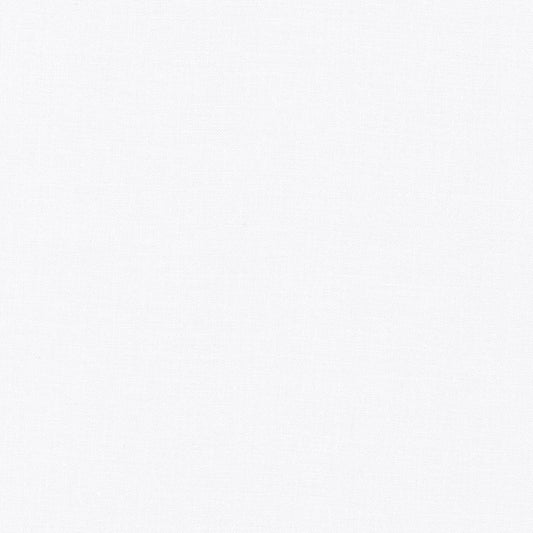 White Kona Solid Cotton by Robert Kaufman - Sold By 1/4yd