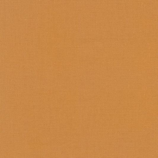 Caramel Kona Solid Cotton by Robert Kaufman - Sold By 1/4yd