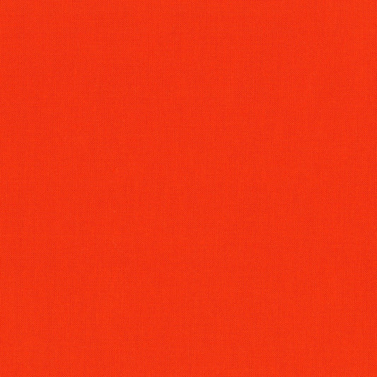 Chilli Kona Solid Cotton by Robert Kaufman - Sold By 1/4yd