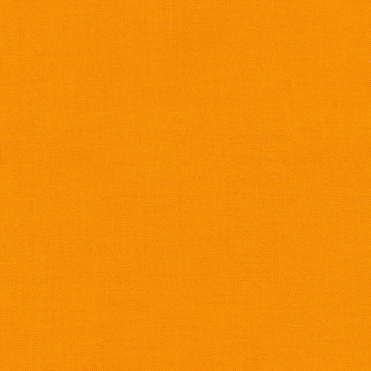 Nacho Cheese Kona Solid Cotton by Robert Kaufman - Sold By 1/4yd