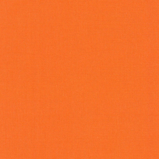 Carrot Kona Solid Cotton by Robert Kaufman - Sold By 1/4yd