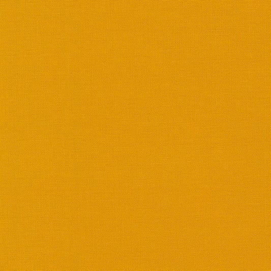 Grellow Kona Solid Cotton by Robert Kaufman - Sold By 1/4yd
