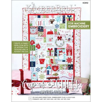 Kimber Bell Cup Of Cheer Advent Quilt Book/Pattern CD