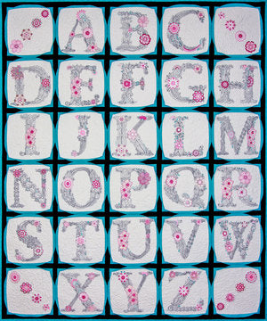 Purely Gates Mylar Floral Monogram