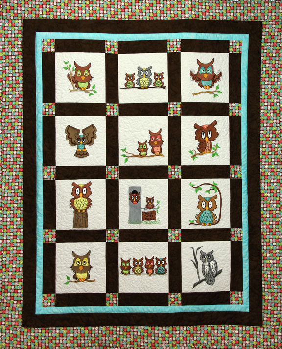 Purely Gates Mylar Delightful Owls