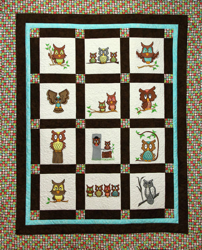 Purely Gates Mylar Delightful Owls