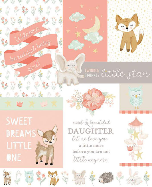 It's A Girl by Riley Blake - Sold by the 1/4yd