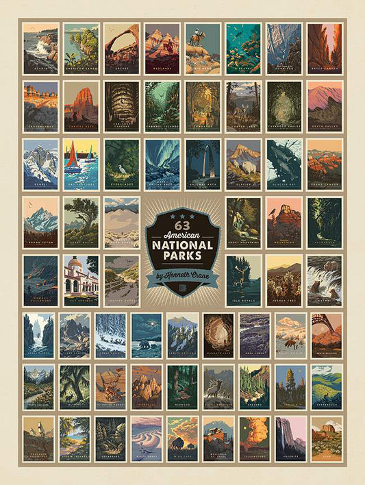 National Parks 63 American National Parks Panel By: Riley Blake Designs