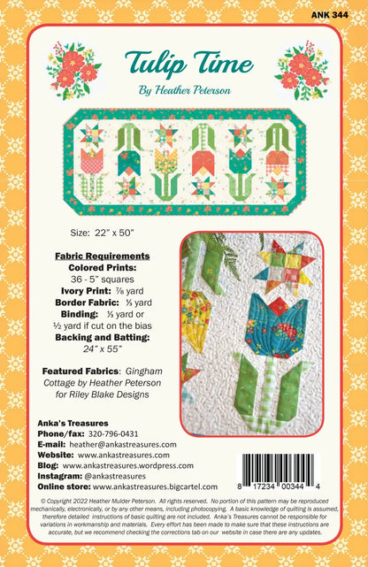 Tuilp Time Pattern By Heather Peterson