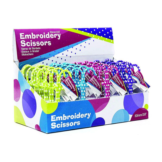 Sew Tasty Polka Dot Embroidery Scissors