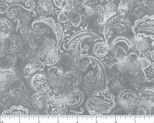 Choice Fabrics Gray 108" Backing – sold by ¼ yard