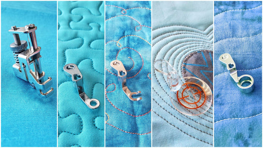 Baby Lock Free Motion Quilt Set of 4 Soles and Foot