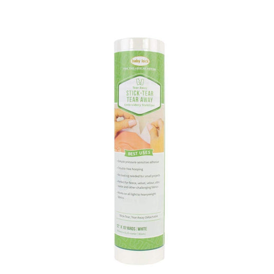 Baby Lock Stick-Tear, Tear-Away Stabilizer