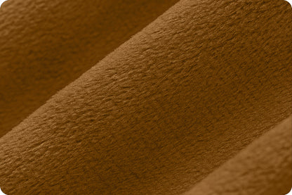 Caramel Solid Cuddle - sold by the 1/4 yard