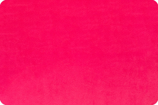 Fuchsia Solid Cuddle - sold by the 1/4 yard
