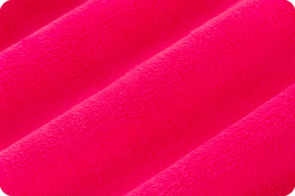 Fuchsia Solid Cuddle - sold by the 1/4 yard