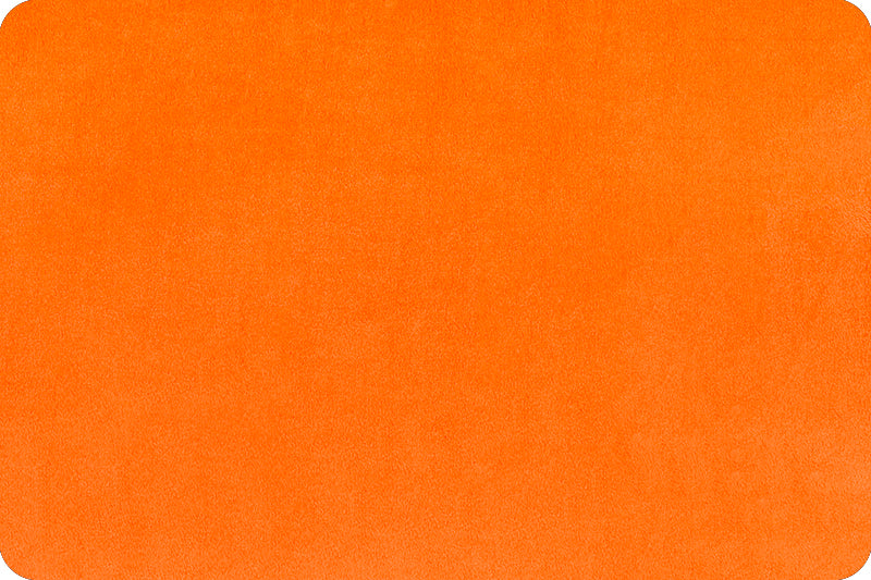 Orange Solid Cuddle - sold by the 1/4 yard
