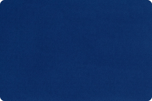 Royal Blue Solid Cuddle - sold by the 1/4 yard