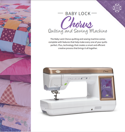 Baby Lock Chorus Quilting and Sewing Machine