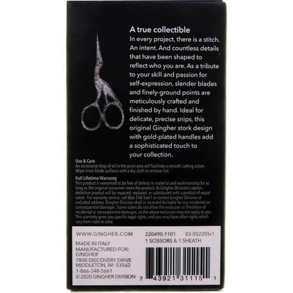 GINGHER 3.5" STORK SCISSOR