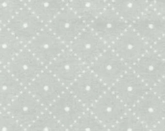 Grey Diamond Dots Flannel