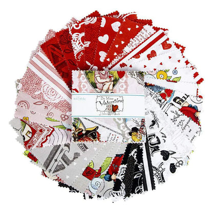 Be Mine Valentine 5in Stacker, 42pcs by Riley Blake