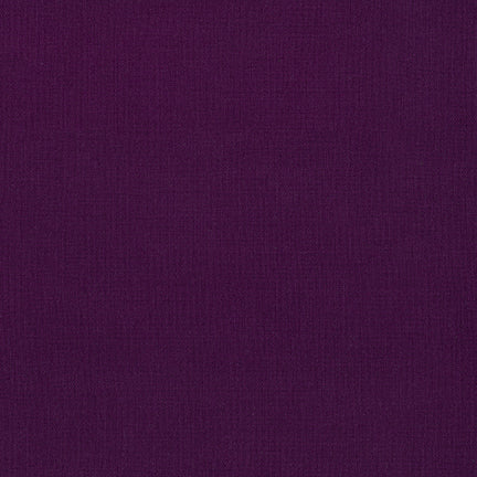 Egg Plant Kona Solid Cotton by Robert Kaufman - Sold By 1/4yd