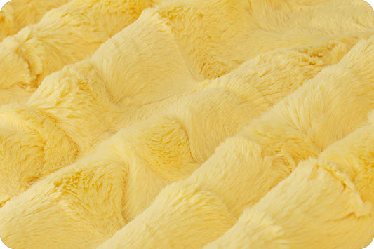 Luxe Cuddle Hide Banana- sold by the 1/4 yard