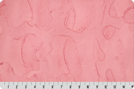 Luxe Cuddle Hide Bubblegum - sold by the 1/4 yard