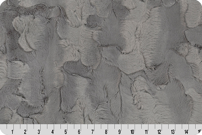 Luxe Cuddle Hide Graphite - sold by the 1/4 yard