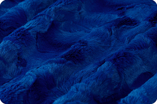 Luxe Cuddle Hide Royal - sold by the 1/4 yard