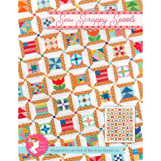 Sew Scrappy Spools Quilt Pattern