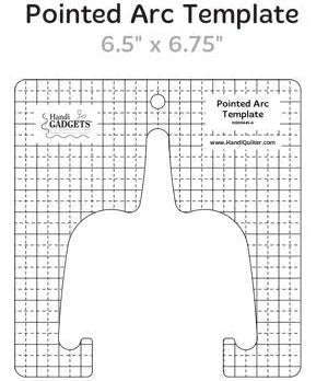 HQ Pointed Arc Template Ruler