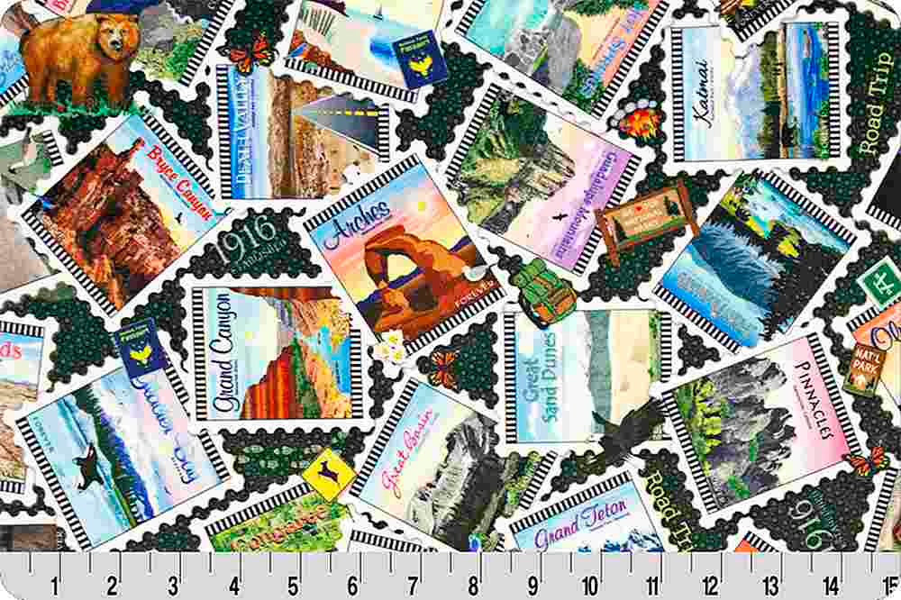 Stamps Cuddle – sold by ¼ yard